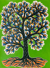 Buy Saja Tree's Symphony: Gond Painting by Venkat Shyam
