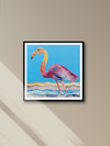 Delightful Crane: Gond Painting by Venkat Shyam for sale