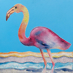 Buy Delightful Crane: Gond Painting by Venkat Shyam