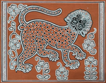 Buy Roar of Majesty: Mandana Tapestry of Wild by Vidya Devi Soni