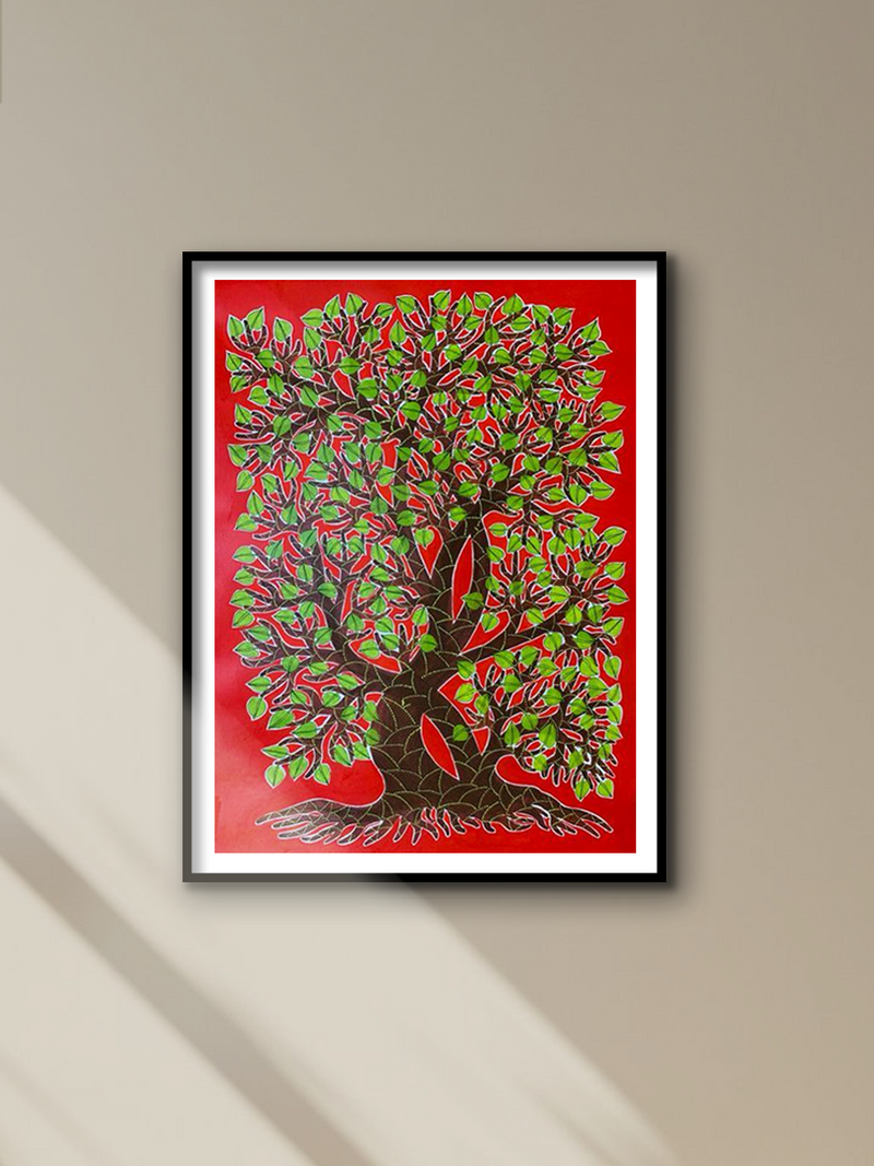 Resplendent Peepal Tree: God Painting by Venkat Shyam