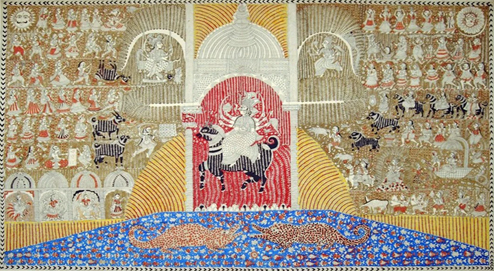 Vahanvati Mata Mata Ni Pachedi By Dilip Chitara For Home Decor Thumbnail