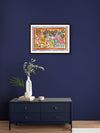 Vibrant Nature: Colorful Royal Flora and Fauna Tholu Bommalata Painting Shop
