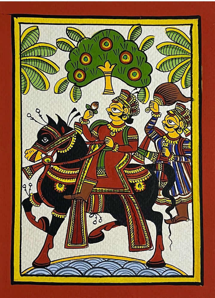 Vibrant Reverence – King and His Devotee by Kalyan Joshi Thumbnail
