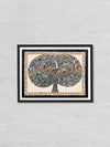 Vibrant whispers of timber - A tapestry of Madhubani tree