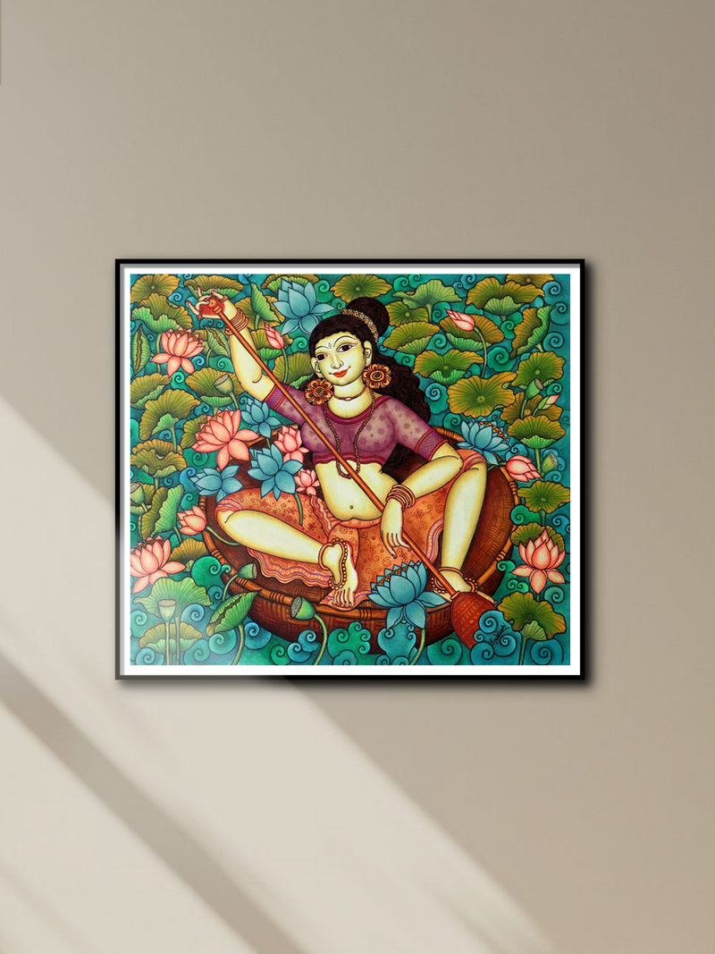 Shop Village Beauty in Kerala Mural by Jijulal