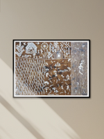 Village Life : Warli painting by Anil Wangad