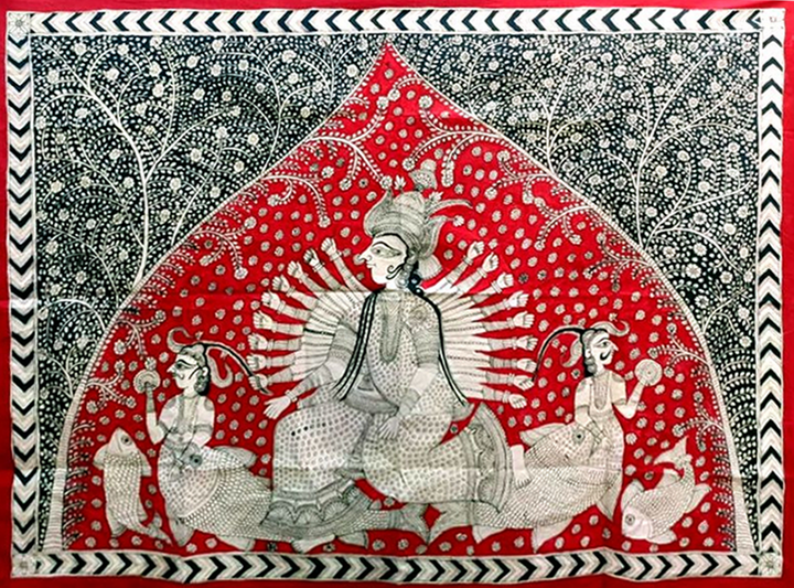 Vishat Mata Mata Ni Pachedi By Dilip Chitara For Home Decor Thumbnail