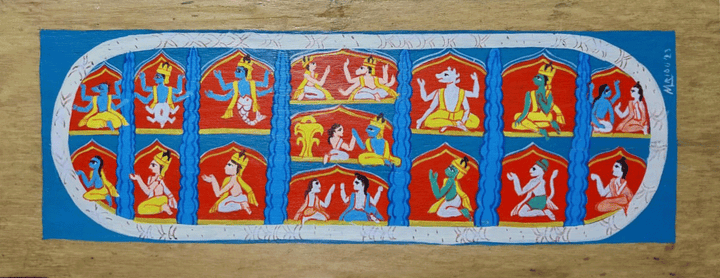 Vishnu in Assamese by Mridu Moucham Bora Thumbnail