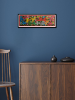 Vivid imagery of birds: Santhal-Tribal Pattachitra by Manoranjan Chitrakar