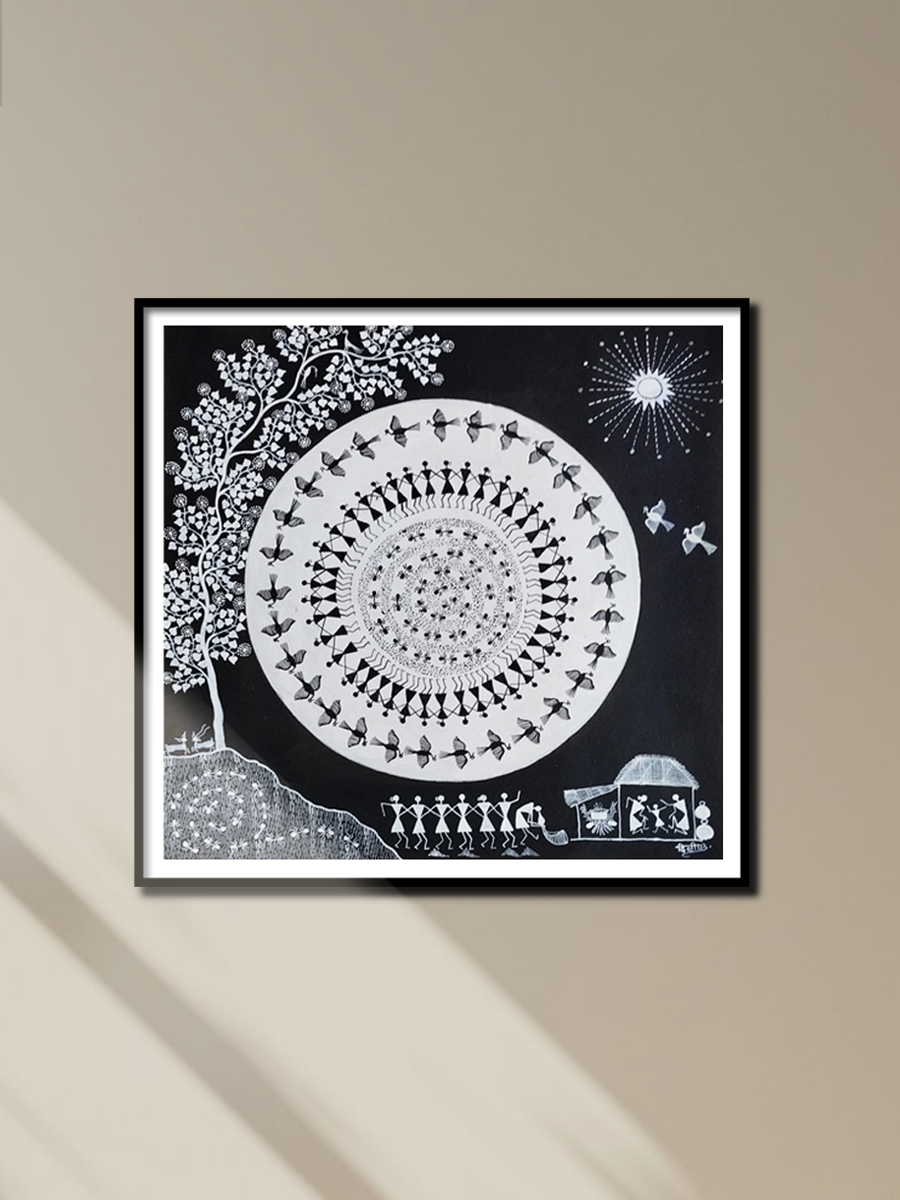A Timeless Celebration of tradition: Warli by Dilip Bahotha for sale