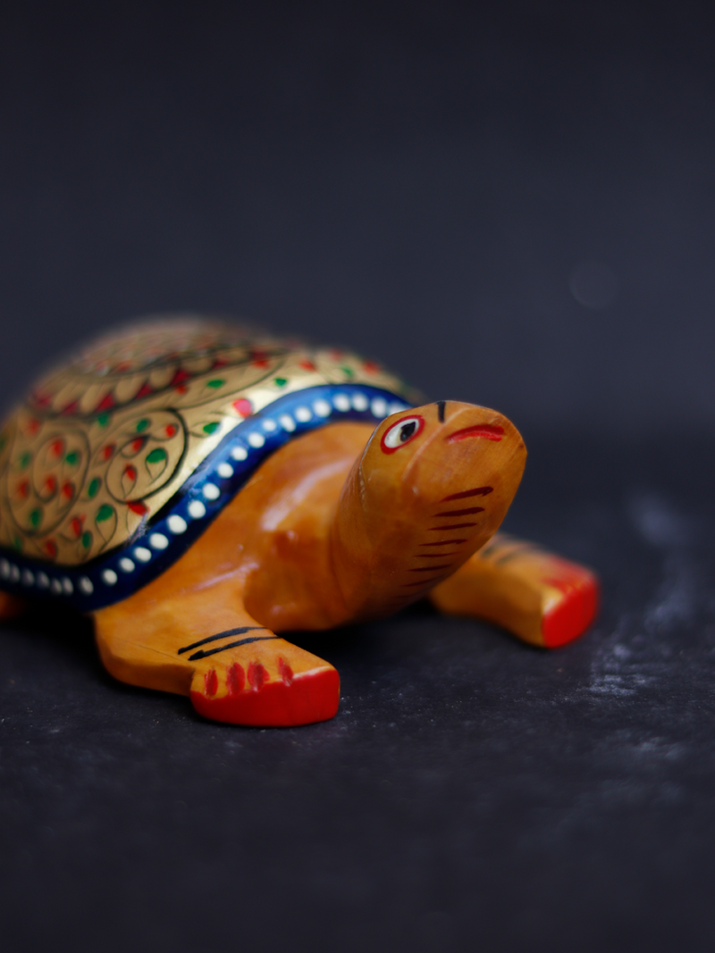Buy Turtle in Sandalwood Carving by Om Prakash