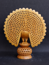 Royal Peacock in Sandalwood Carving for sale