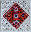 Buy Colorful Patchwork Lippan Kaam Wall Panel by Nalimitha