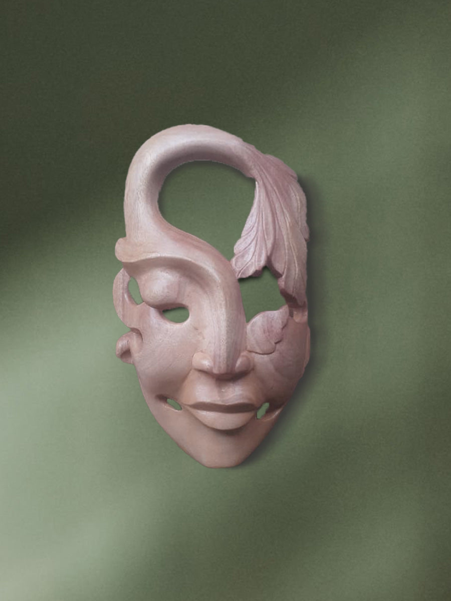 Shop Woman and Nature in Wooden Mask by Paramesh Sarkar