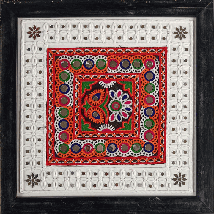 Wall Panel in Lippan by Nalemitha For Home Decor, Gifting Thumbnail