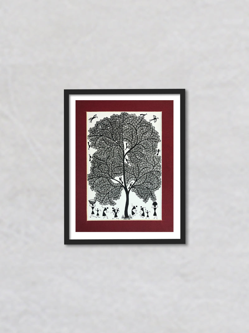 Warli Ecosystem, Warli Art by Dilip Bahotha