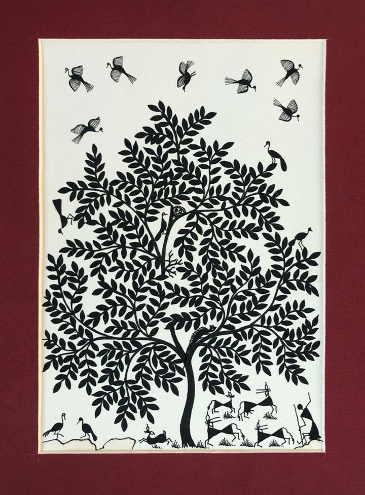 Warli Ecosystem, Warli Art by Dilip Bahotha Thumbnail