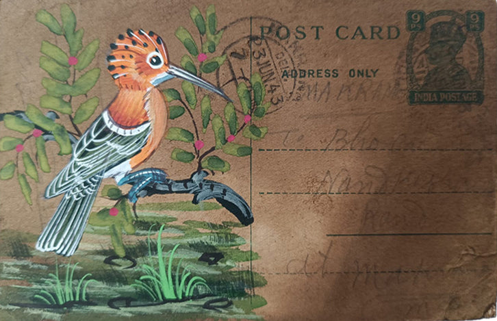 To shop Wetland Whispers: A Woodpecker's portrayal Miniature Painting 