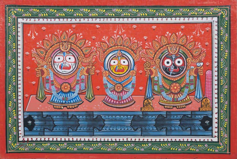 The Colorful Jaganannath in Golden Bhes