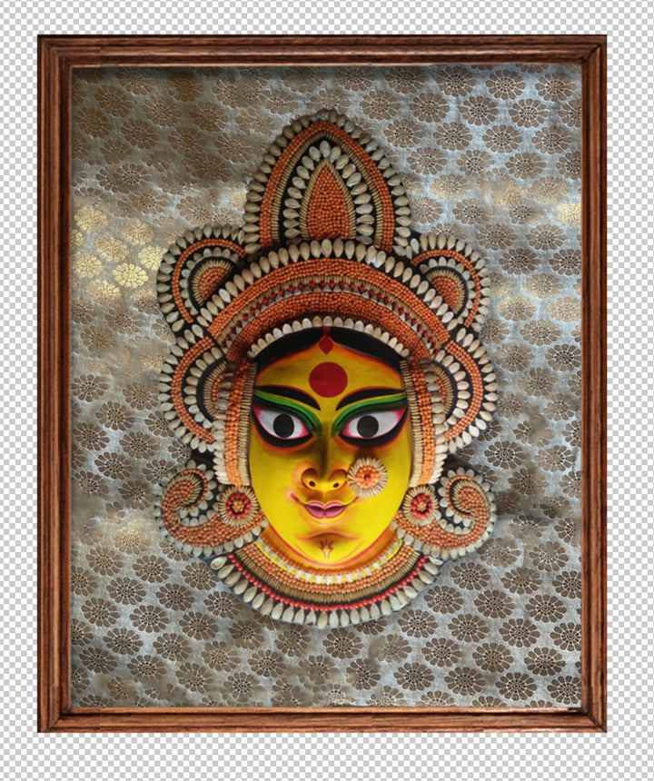 Durga mask in Chhau mask by Dharmendra Sutradhar Thumbnail