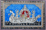 Buy Whimsical Whirl: Sacred Oddyssey Pattachitra Painting on a canvas 