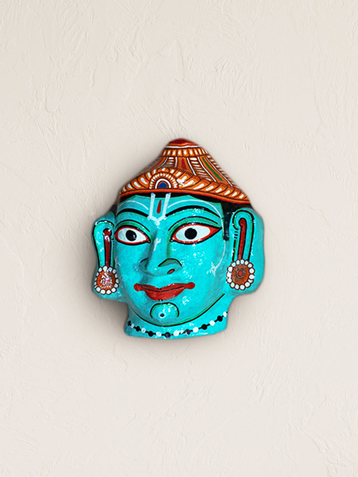 Whimsical Wonder: The Paper Mache Ram's Face Paper Mache by Keshab Maharana Thumbnail