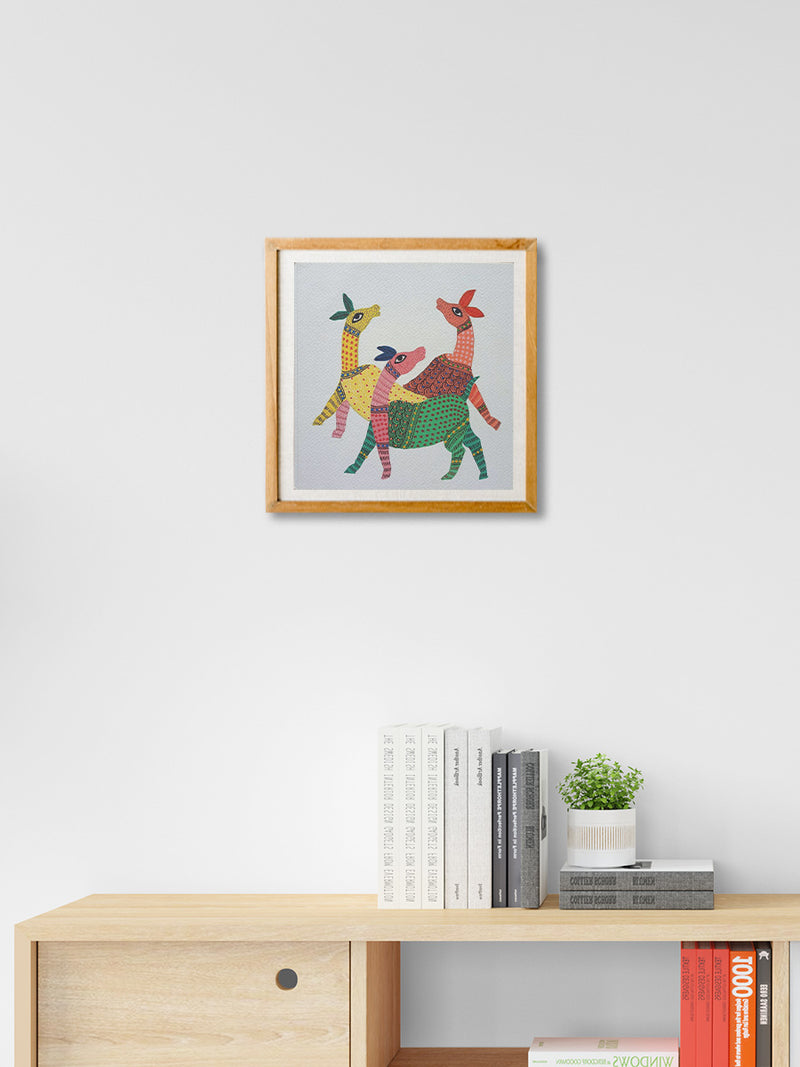 Hurry and take advantage of the limited-time sale on "Whispers of Kinship: The Intricate Display of Colourful Deer Families" to own a remarkable exploration of vibrant deer families in stunning detail.