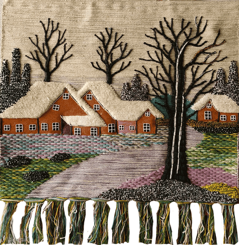 Buy Winter in Ghazipur Wall Hanging by Md. Matim