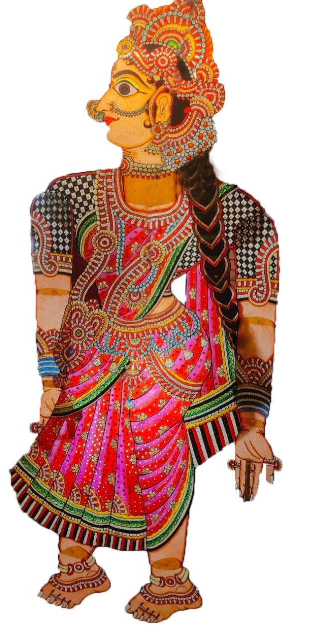 Woman in Tholu by Kanday Anjannappa Thumbnail