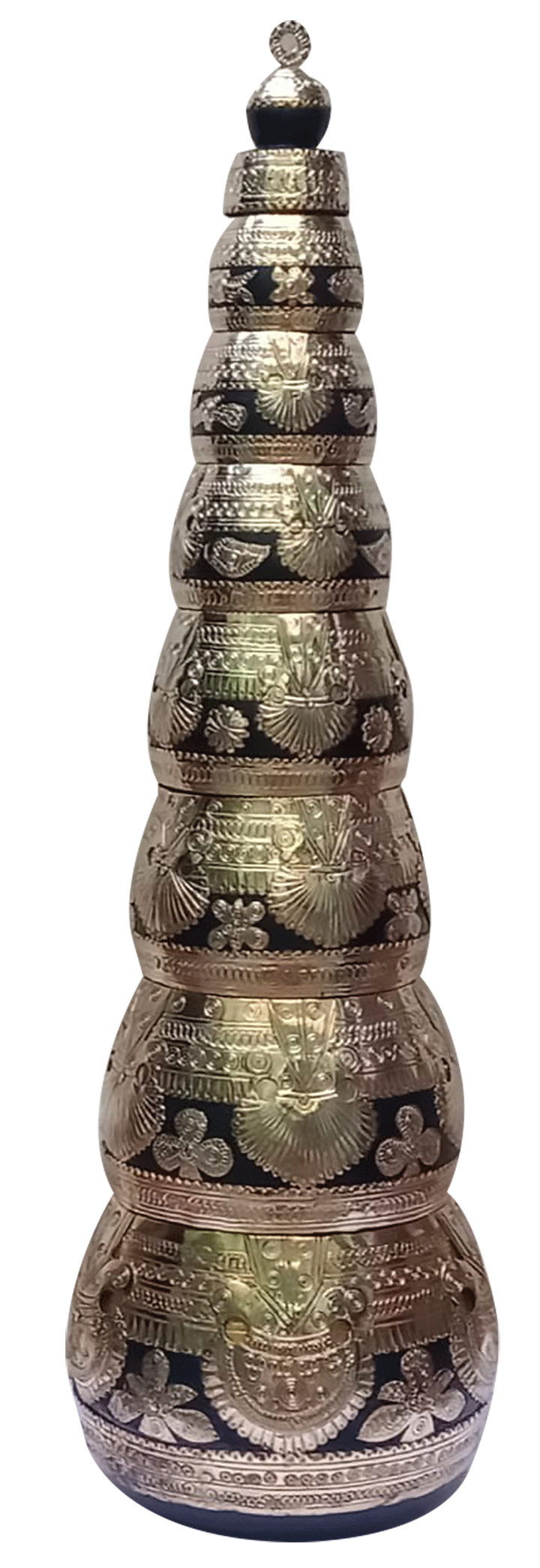 Wood & Brass Suri bowl by Shri Bholanath Karmakar Thumbnail