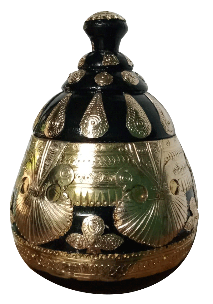 Wood & Brass Suri bowl by Shri Bholanath Karmakar Thumbnail