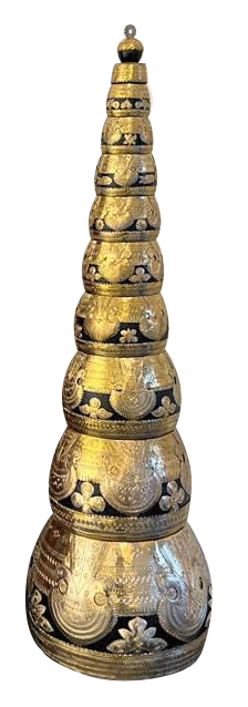 Wood & Brass Suri bowl by Shri Bholanath Karmakar Thumbnail