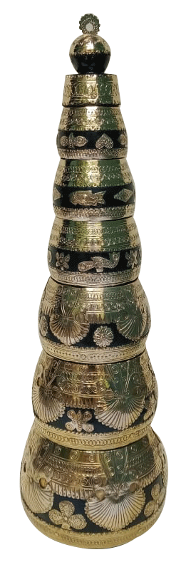 Wood & Brass Suri bowl by Shri Bholanath Karmakar Thumbnail