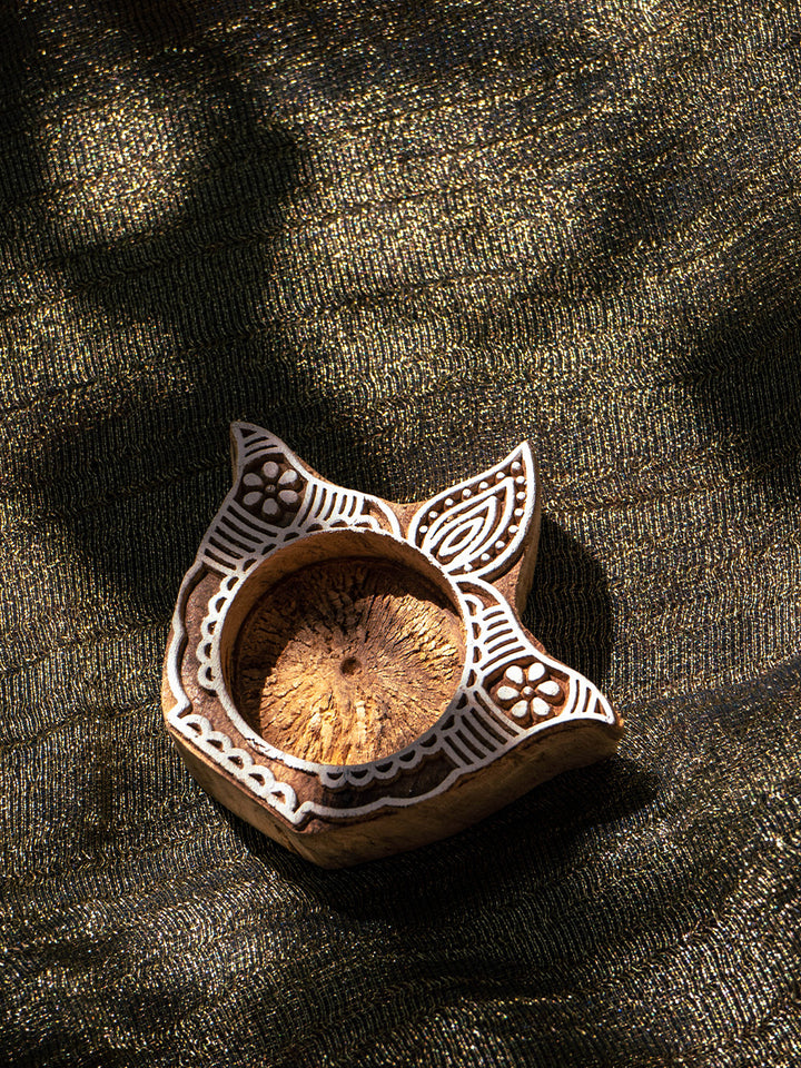 Wooden Block Diya in Diya Set pattern by Vikas Singh Thumbnail