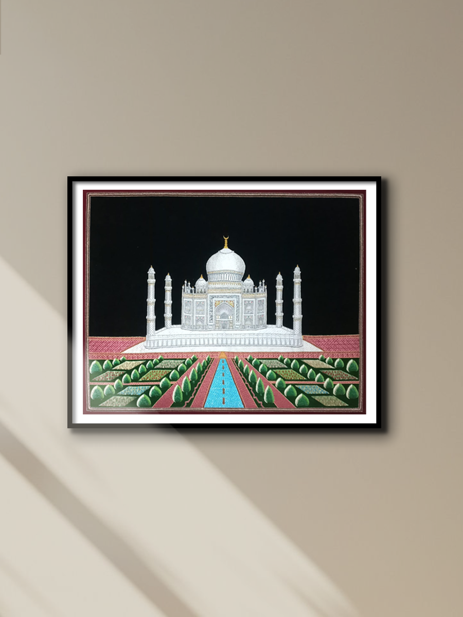 Taj Mahal Zardozi by Mohd. Bilal for sale