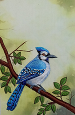 Shop A Bird in Zardozi  artwork by Mohd. Bilal