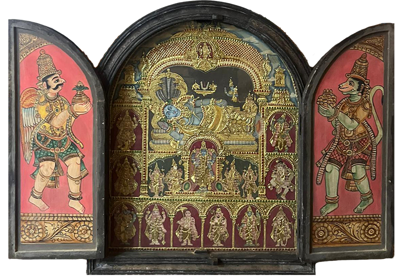 Lord Vishnu's Grace by Sheratone Antique Arts
