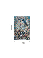 Lord Ganesha with Maa Durga  in Bengal Pattachitra for sale