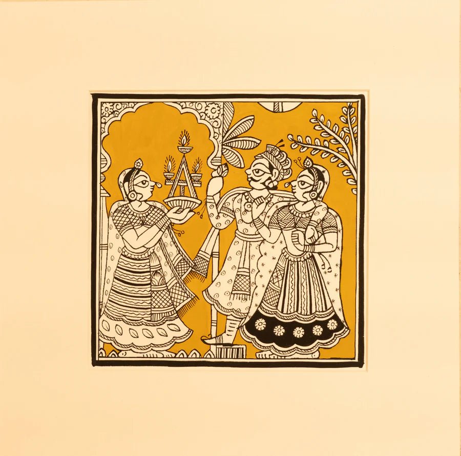A Phad Painting set up by Kalyan Joshi Thumbnail