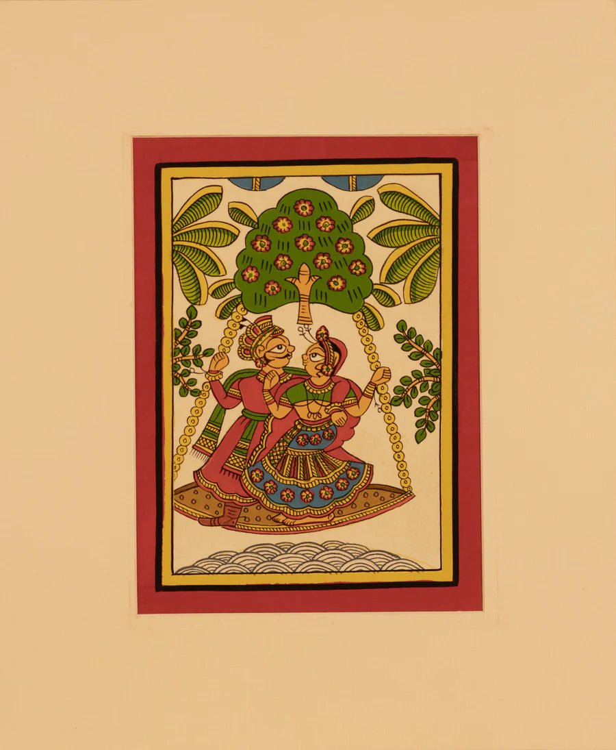 A Phad Painting set up by Kalyan Joshi Thumbnail