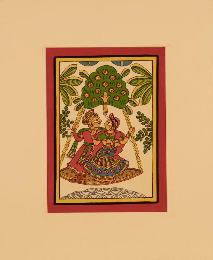 A Phad Painting set up by Kalyan Joshi Thumbnail