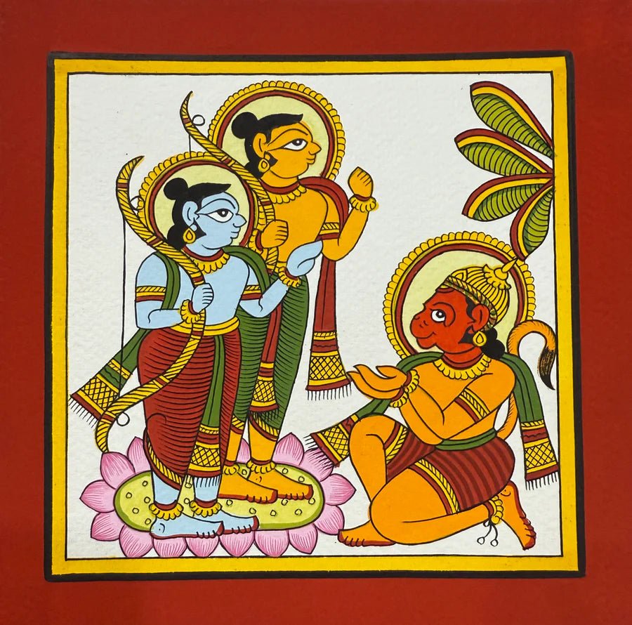 A Phad Painting set up by Kalyan Joshi Thumbnail