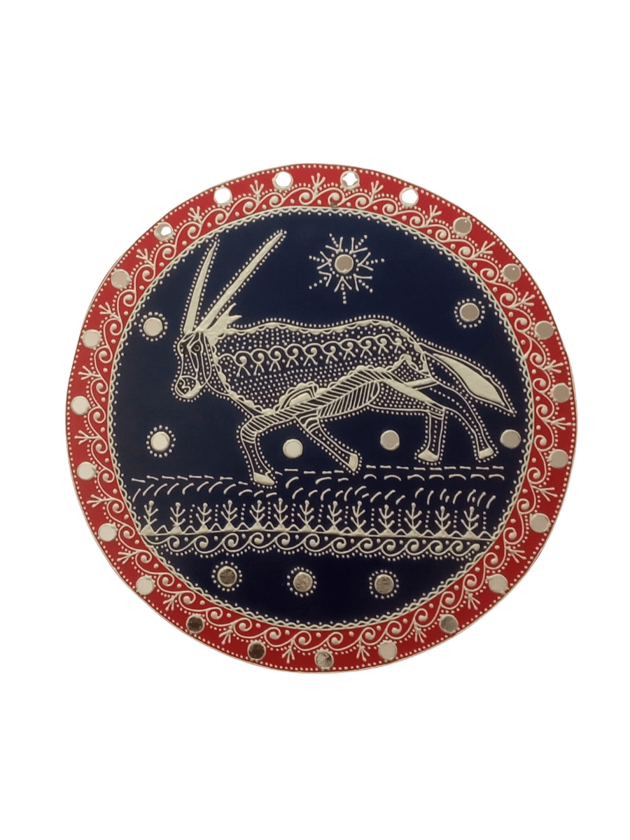 An Antelope in Mandana by Kaluram Meghvanshi Thumbnail