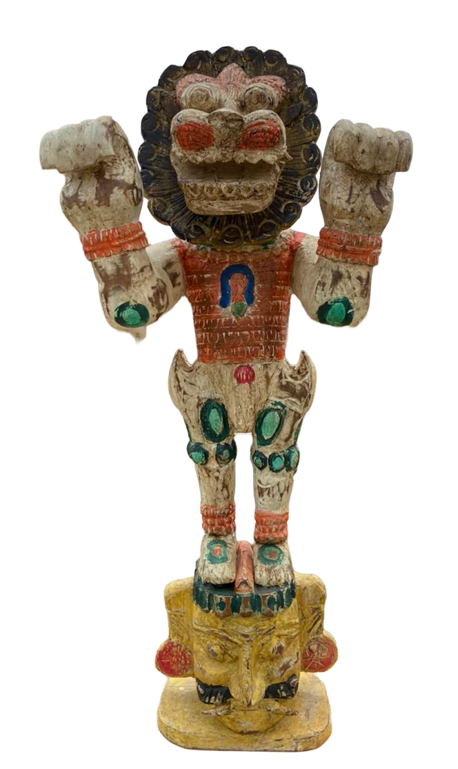 Antique Wooden Yali Thumbnail