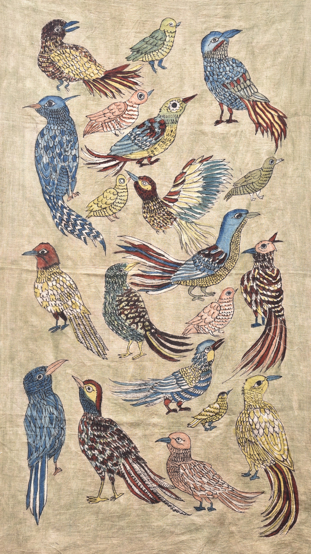 Avian Symphony in Kalamkari by Ghanshyam Sarode Thumbnail