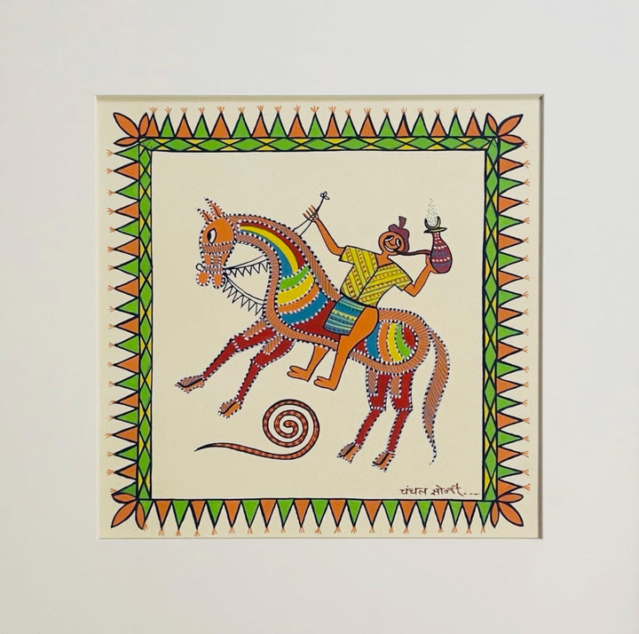 Baba Ganeh in Pithora Art by Chanchal Soni Thumbnail