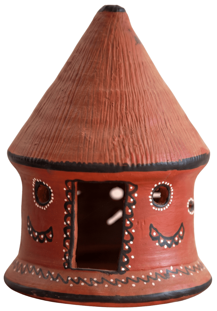 Bhunga House in Khavda Pottery by Abdul Kumbhar Thumbnail