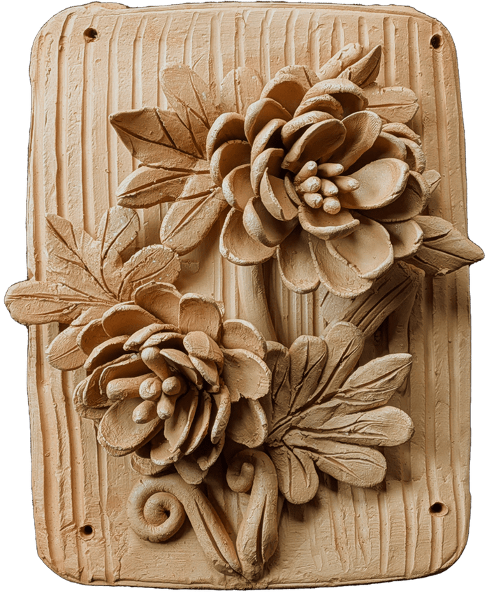 Blooming Flowers in Terracotta by Dolon Kundu Thumbnail
