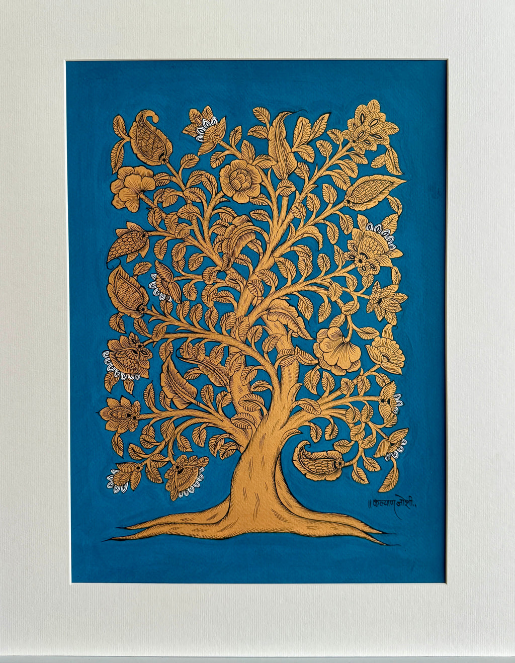 Blossoming Shades: Tree of Life in Phad by Kalyan Joshi Thumbnail